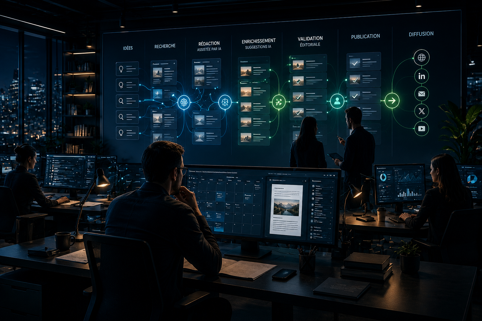 Couverture de l’article : Automatiser un workflow éditorial sans perdre le contrôle